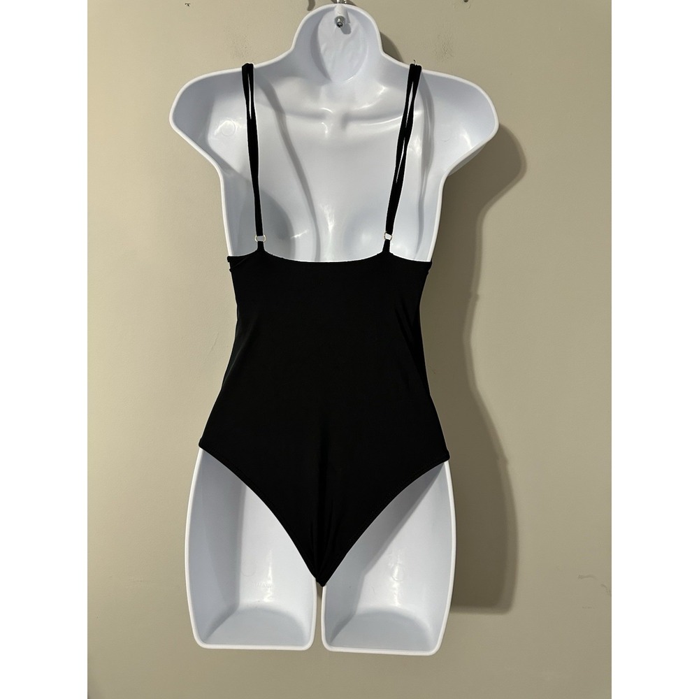BEACH RIOT BRIDGET EMBELLISHED ONE PIECE SWIMSUIT - BLACK NWOT Size S - Picture 8 of 9